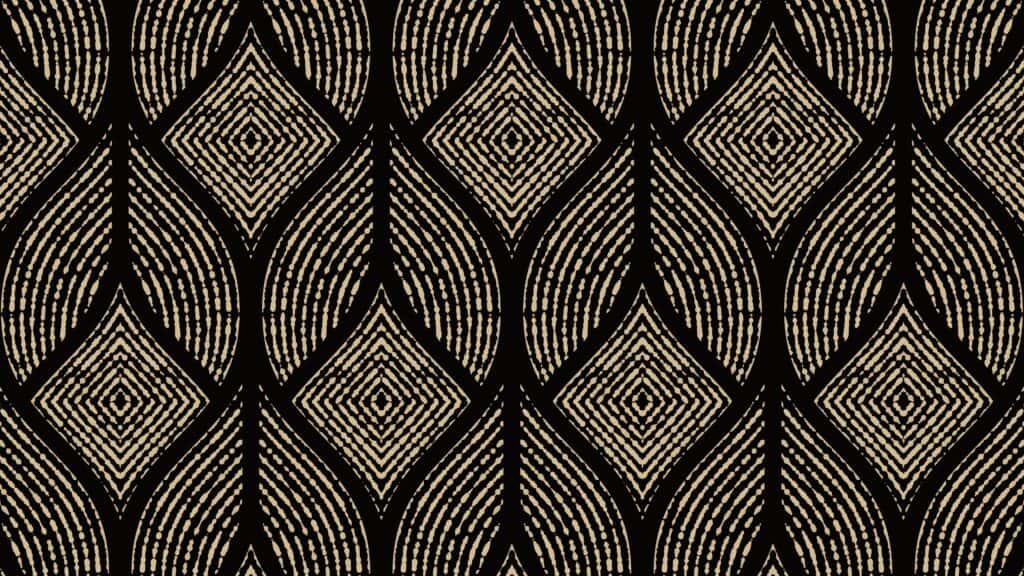 black and gold art deco leaf pattern FREE fall wallpapers 