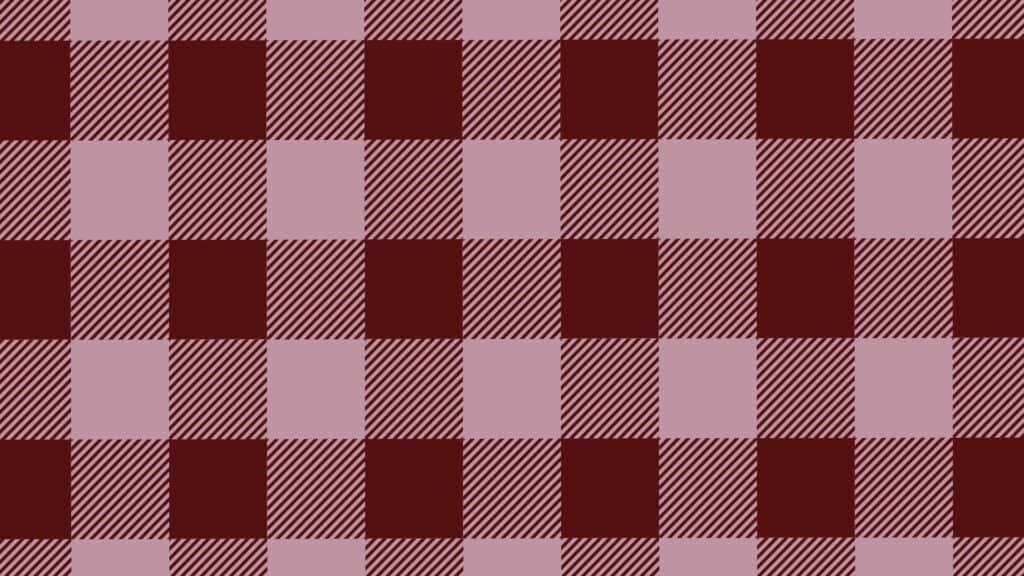 maroon and pink buffalo check pattern