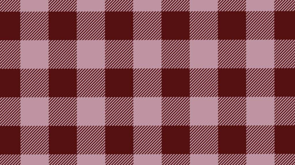 maroon and pink buffalo check pattern