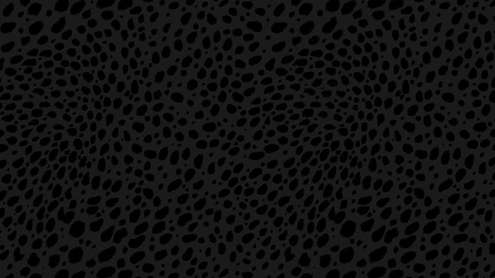 black animal print spots on dark gray background