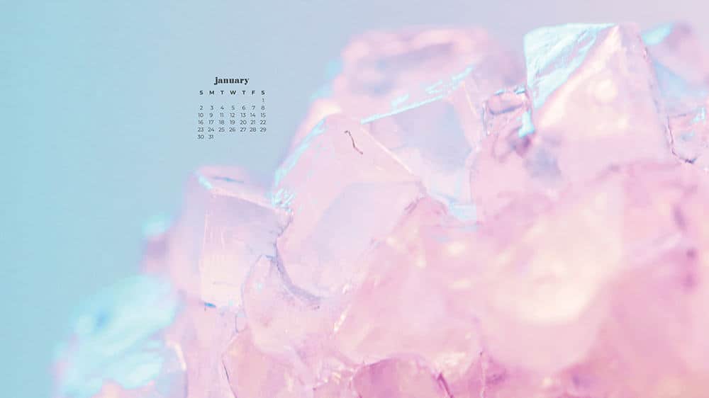 holographic crystal on lilac background