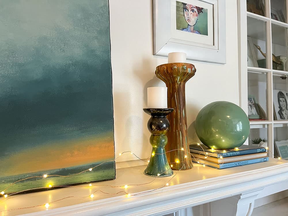 Fairy lights – 5 easy and affordable ideas on how you can use them to create a warm and cozy home year-round! Hygge style!