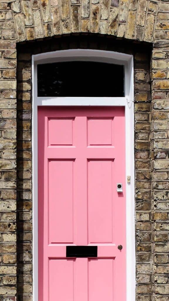 pretty detailed pink exterior front door - February 2022 wallpapers – 50 FREE calendars for your desktop & phone!