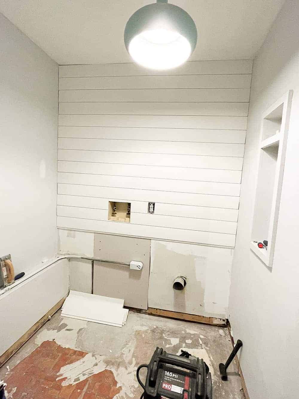 A DIY LAUNDRY ROOM RENOVATION ON A $500 BUDGET!, Oh So Lovely Blog