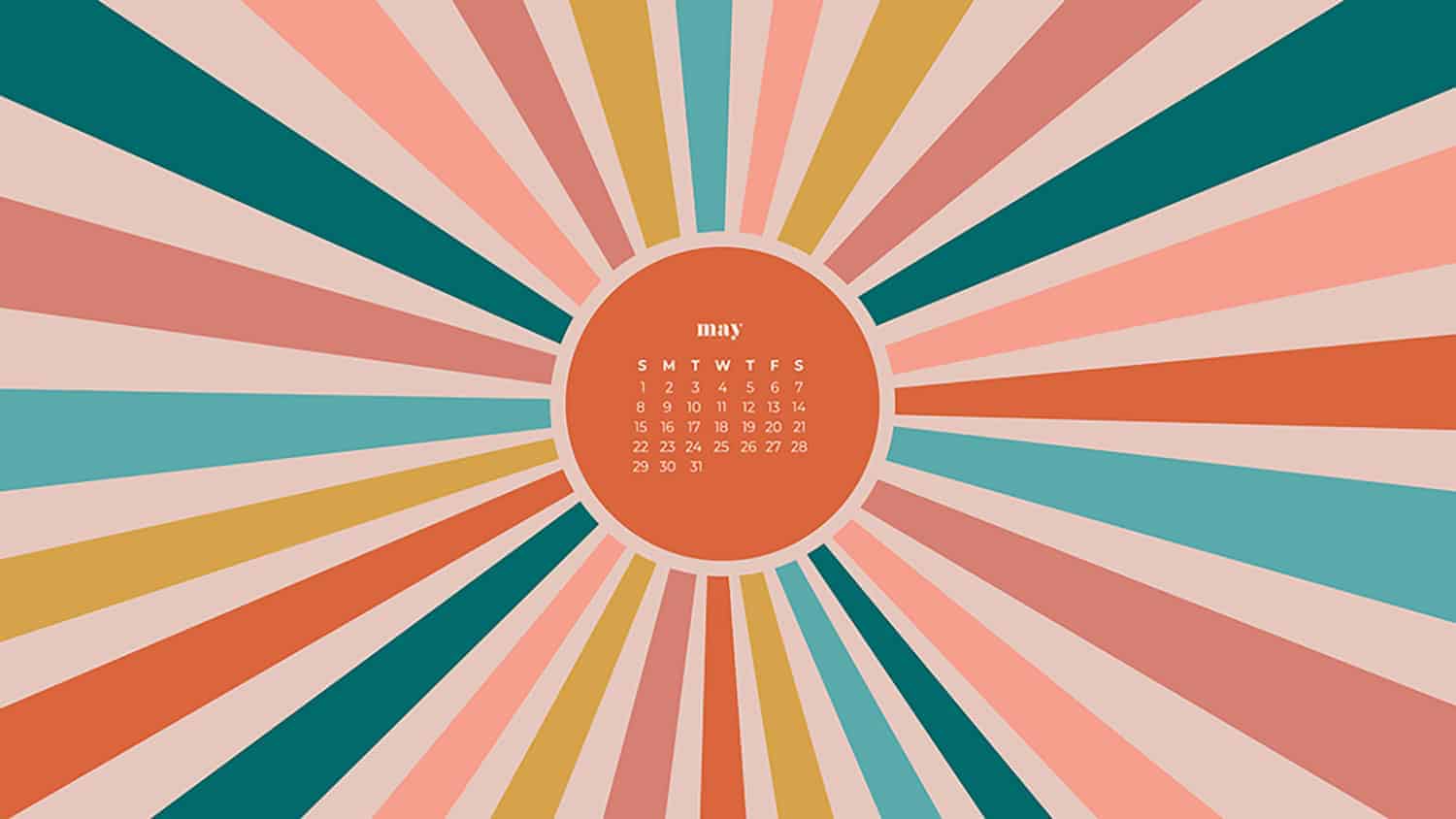 Free May 2022 Calendar Wallpapers  Desktop  Mobile