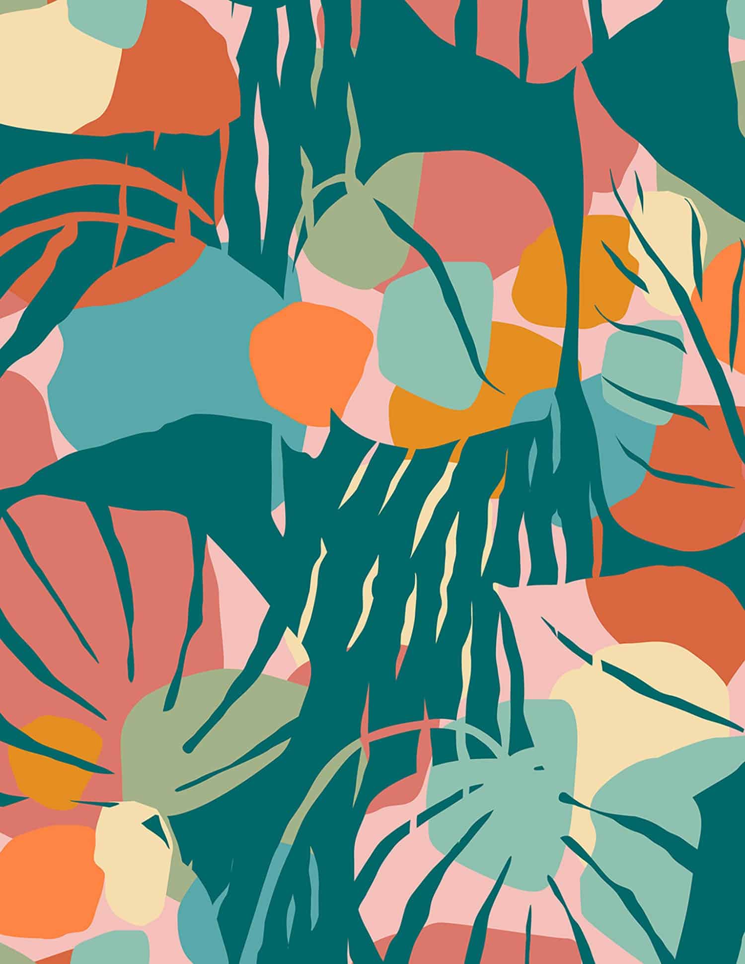 120 TROPICAL FREEBIES – ART PRINTABLES, WALLPAPERS &#038; A-Z MONOGRAMS, Oh So Lovely Blog