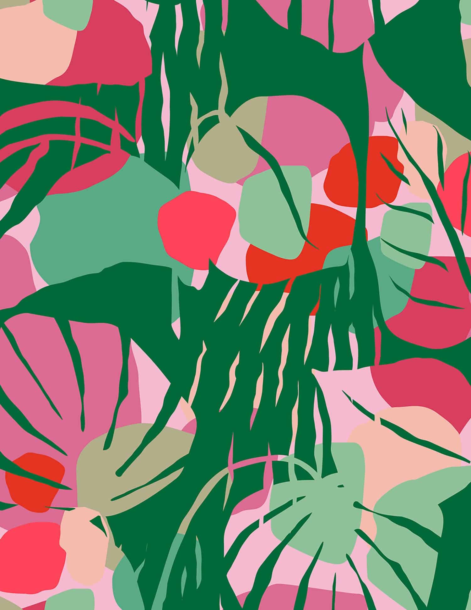 120 TROPICAL FREEBIES – ART PRINTABLES, WALLPAPERS &#038; A-Z MONOGRAMS, Oh So Lovely Blog