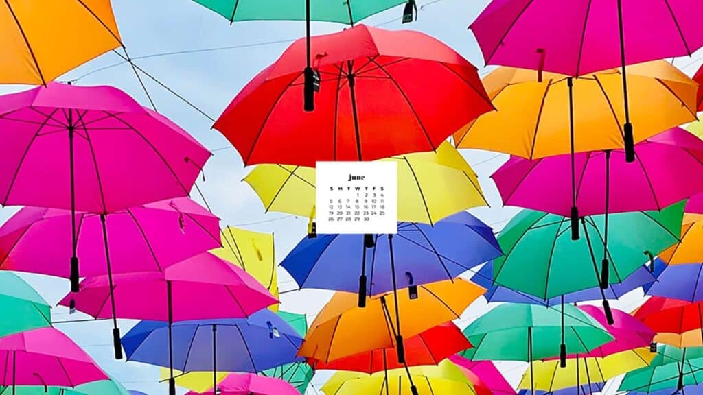 June 2022 wallpapers  55 FREE calendars for your desktop  phone