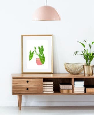 FREE plant art printables – 5 cute and modern options to add some color and life to your walls. Plant people unite!