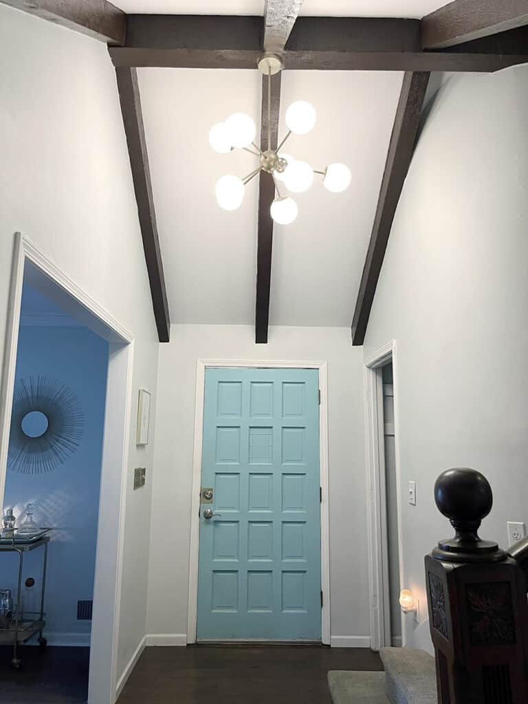 ENTRYWAY BEAM AND DOOR UPDATE – A DIY PROJECT WITH DUTCH BOY PAINTS!, Oh So Lovely Blog