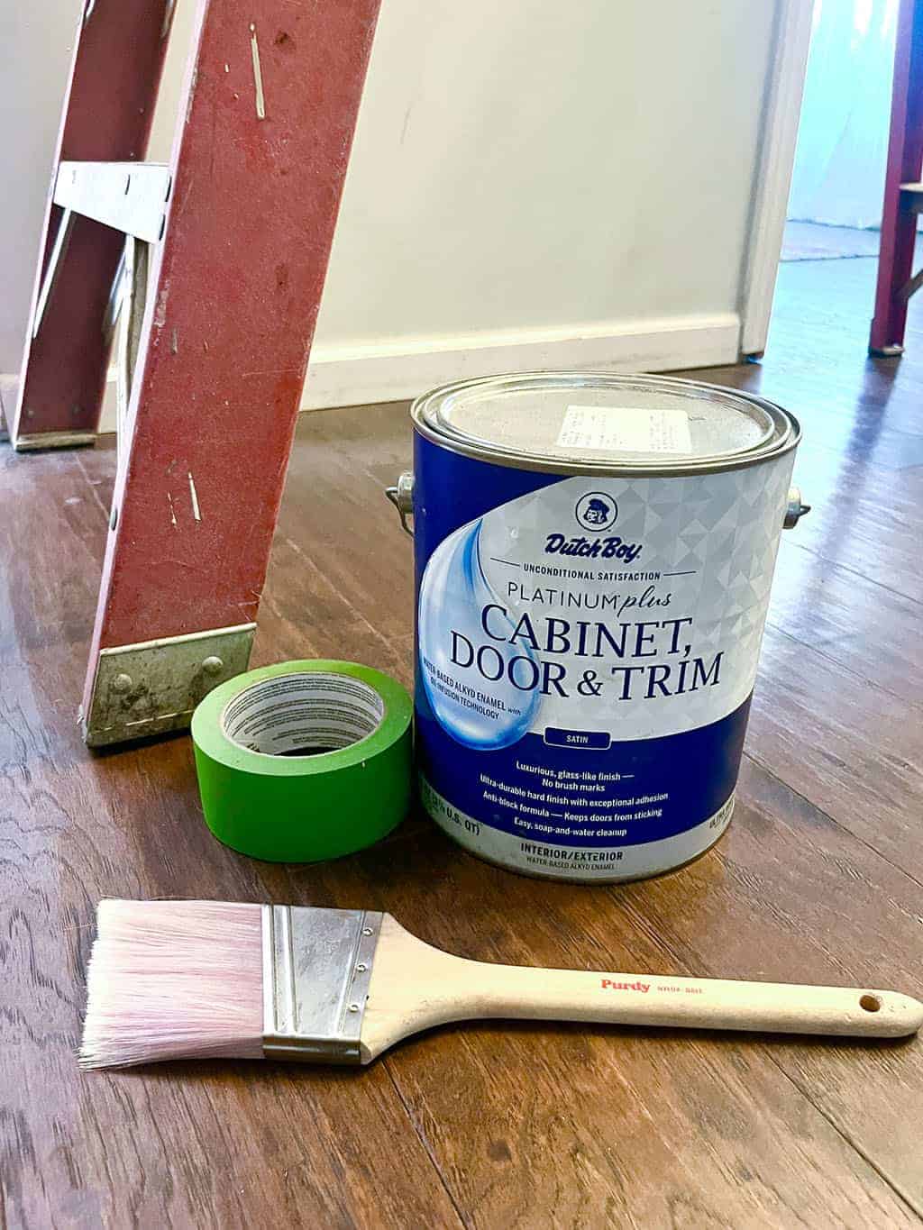 ENTRYWAY BEAM AND DOOR UPDATE – A DIY PROJECT WITH DUTCH BOY PAINTS!, Oh So Lovely Blog