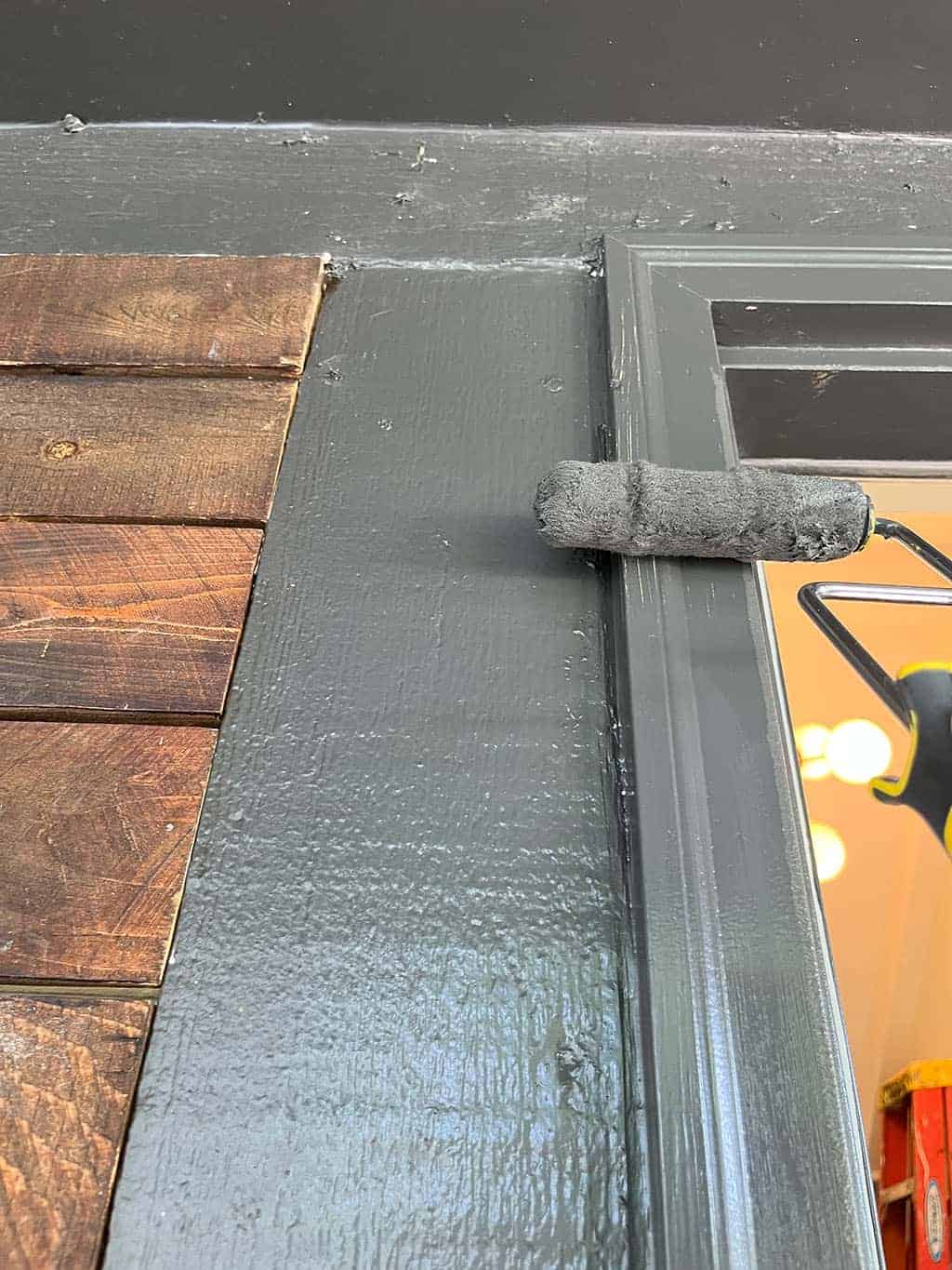 ENTRYWAY BEAM AND DOOR UPDATE – A DIY PROJECT WITH DUTCH BOY PAINTS!, Oh So Lovely Blog