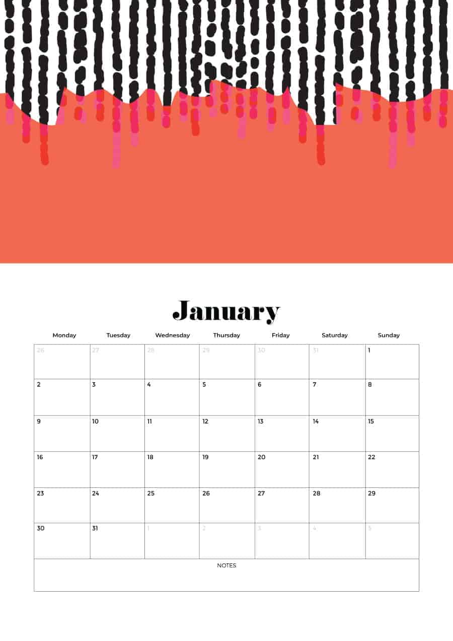 FREE 2023 CALENDARS — 200 PRINTABLE OPTIONS — LANDSCAPE &#038; VERTICAL, Oh So Lovely Blog