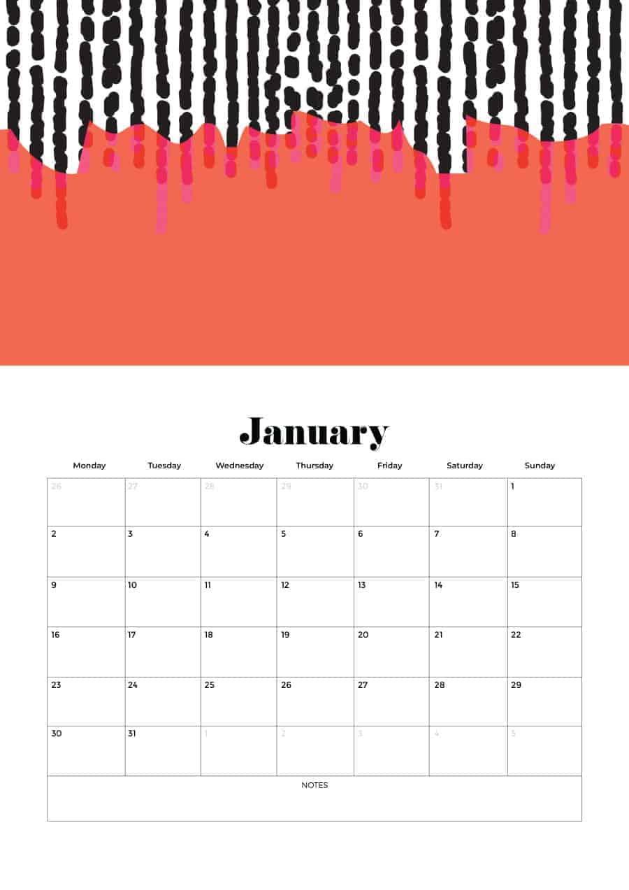 FREE 2023 CALENDARS — 200 PRINTABLE OPTIONS — LANDSCAPE &#038; VERTICAL, Oh So Lovely Blog