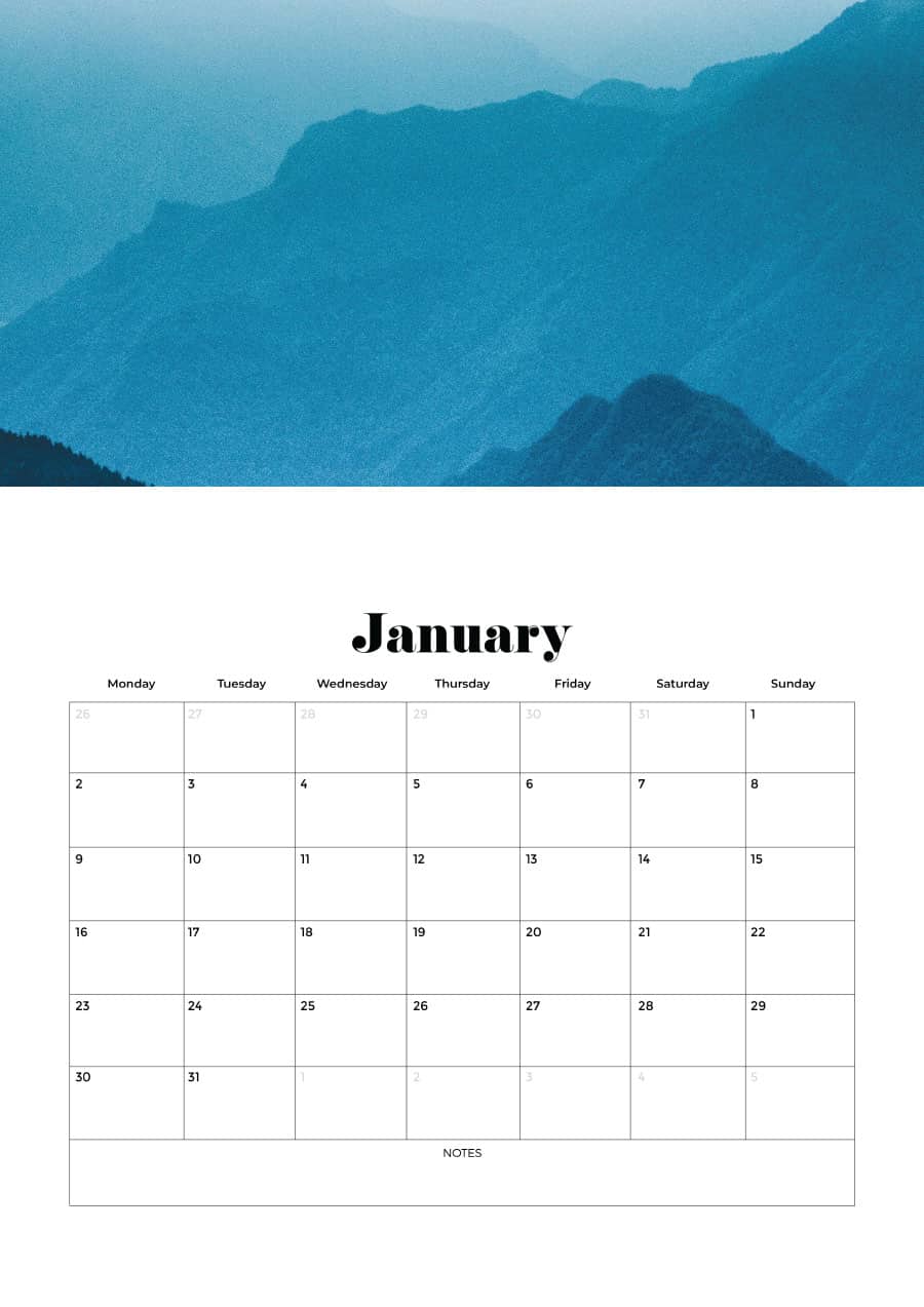 FREE 2023 CALENDARS — 200 PRINTABLE OPTIONS — LANDSCAPE &#038; VERTICAL, Oh So Lovely Blog