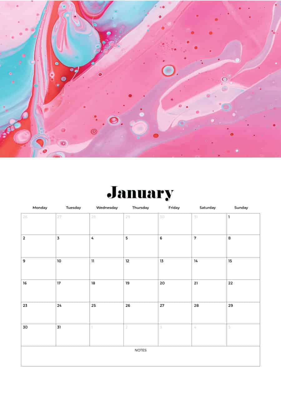 FREE 2023 CALENDARS — 200 PRINTABLE OPTIONS — LANDSCAPE &#038; VERTICAL, Oh So Lovely Blog