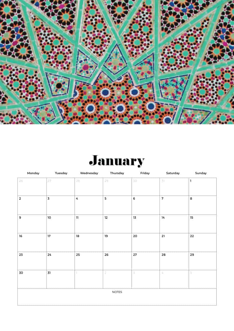 FREE 2023 CALENDARS — 200 PRINTABLE OPTIONS — LANDSCAPE &#038; VERTICAL, Oh So Lovely Blog