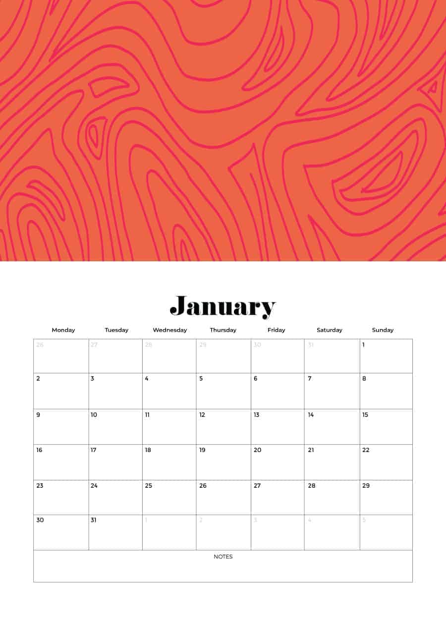 FREE 2023 CALENDARS — 200 PRINTABLE OPTIONS — LANDSCAPE &#038; VERTICAL, Oh So Lovely Blog