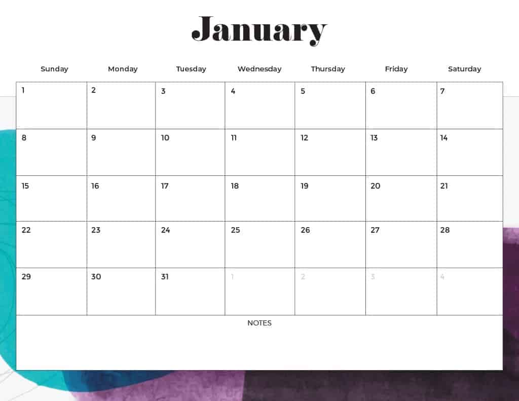 FREE 2023 CALENDARS — 200 PRINTABLE OPTIONS — LANDSCAPE &#038; VERTICAL, Oh So Lovely Blog