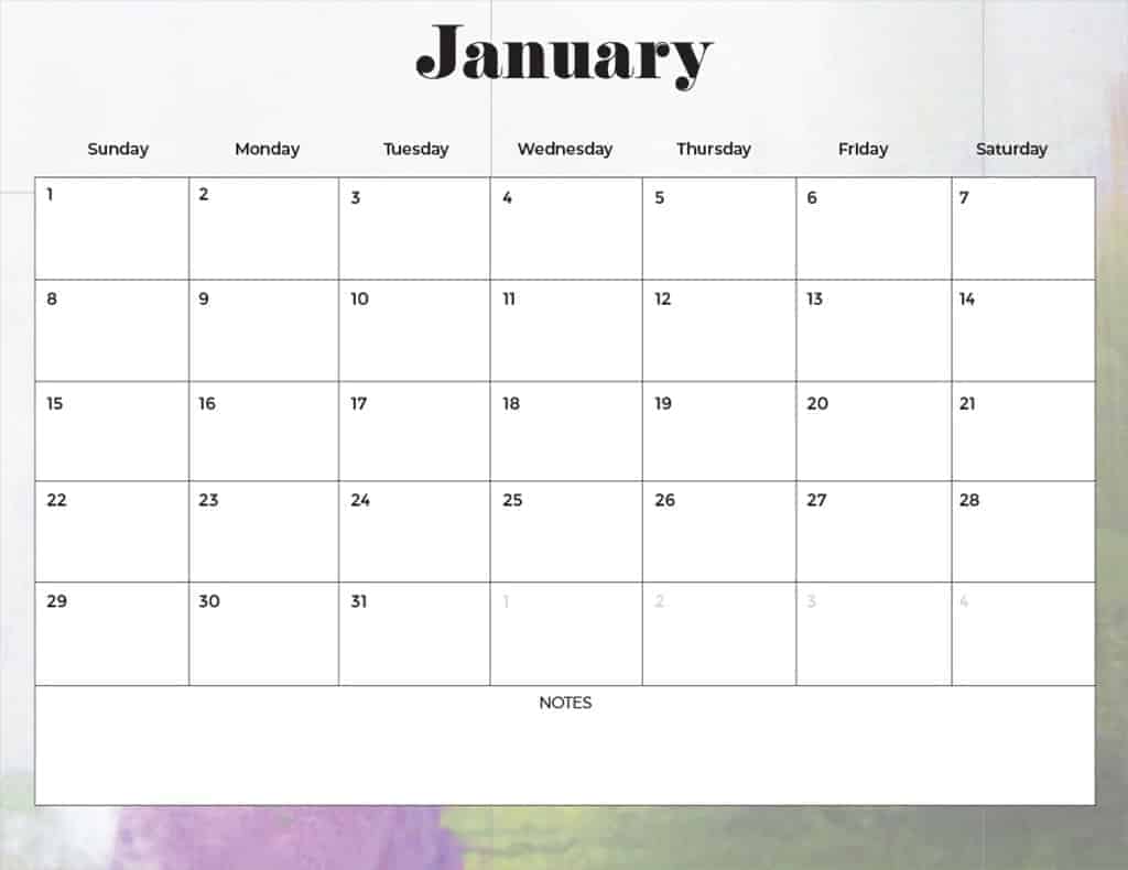 FREE 2023 CALENDARS — 200 PRINTABLE OPTIONS — LANDSCAPE &#038; VERTICAL, Oh So Lovely Blog