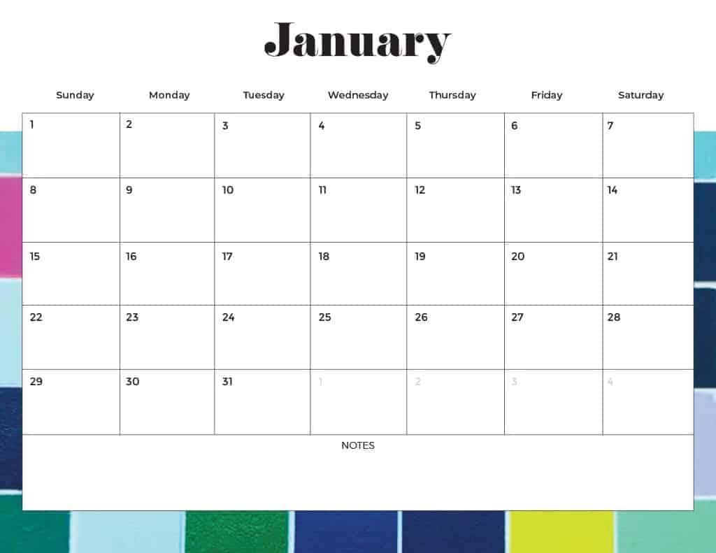 FREE 2023 CALENDARS — 200 PRINTABLE OPTIONS — LANDSCAPE &#038; VERTICAL, Oh So Lovely Blog