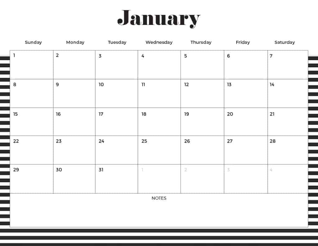 FREE 2023 CALENDARS — 200 PRINTABLE OPTIONS — LANDSCAPE &#038; VERTICAL, Oh So Lovely Blog