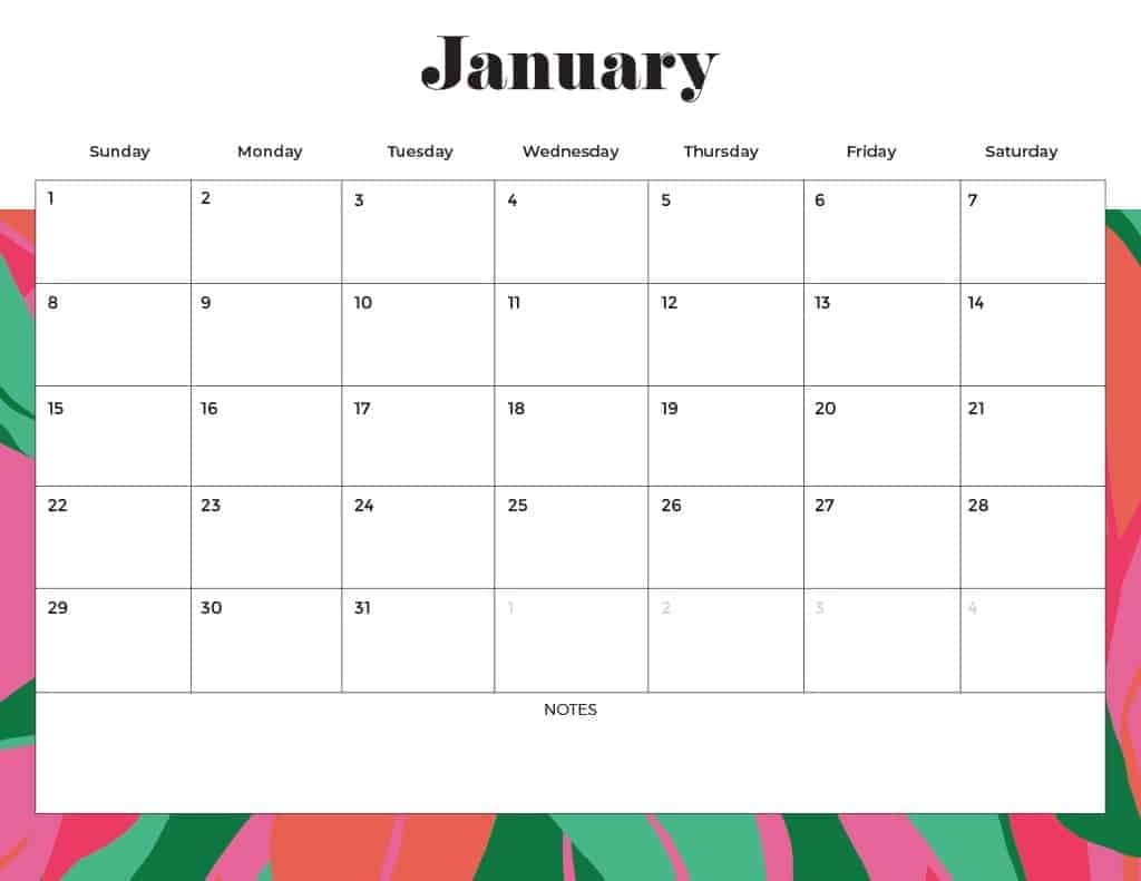 FREE 2023 CALENDARS — 200 PRINTABLE OPTIONS — LANDSCAPE &#038; VERTICAL, Oh So Lovely Blog