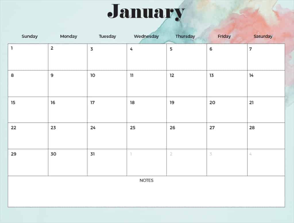 FREE 2023 CALENDARS — 200 PRINTABLE OPTIONS — LANDSCAPE &#038; VERTICAL, Oh So Lovely Blog