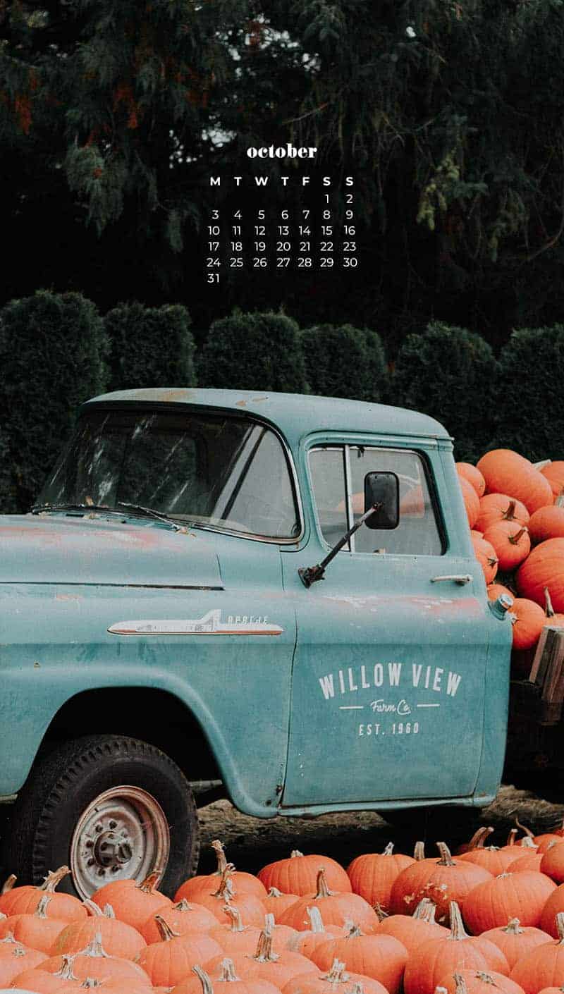 OCTOBER 2022 WALLPAPERS – 55 FREE PHONE &#038; DESKTOP CALENDARS, Oh So Lovely Blog