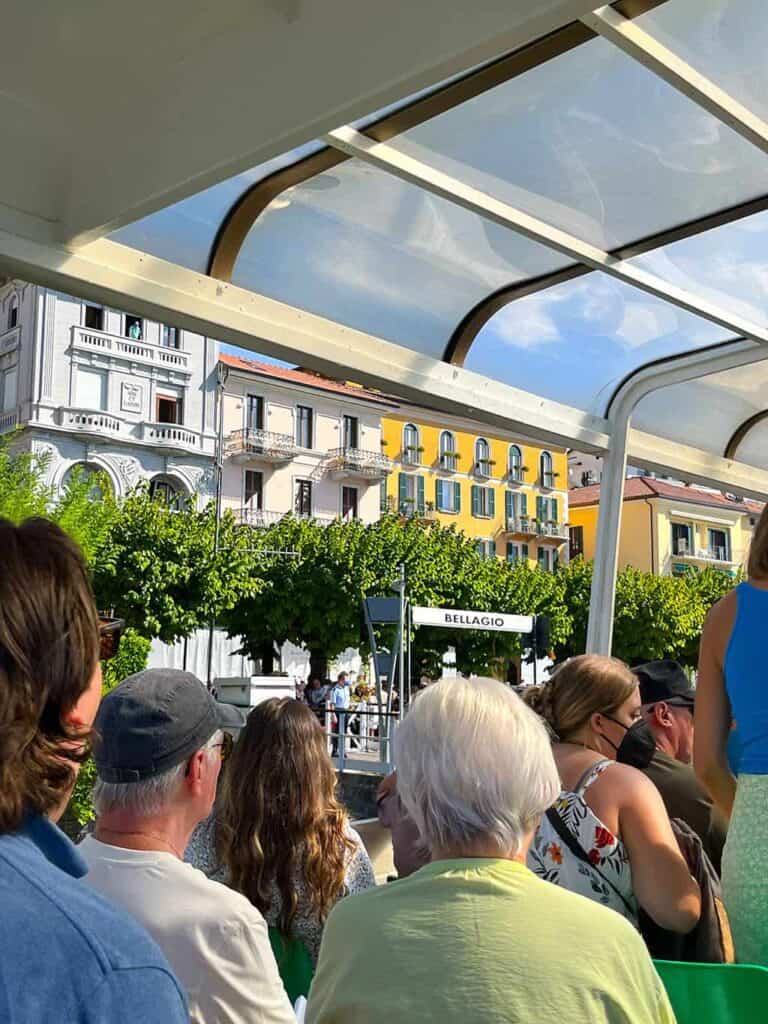 Ferry ride from Verenna Italy