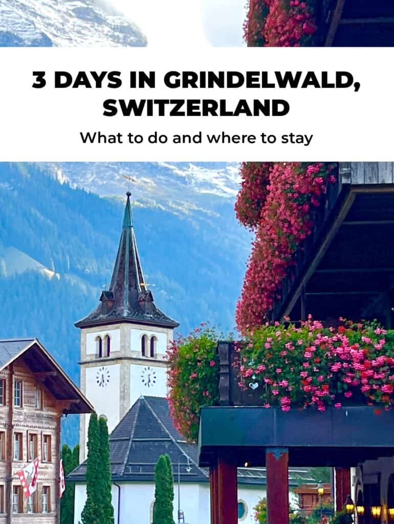 Grindelwald Switzerland is a stunning destination right out of a fairytale! I'm breaking down all the details for our 3 night visit.