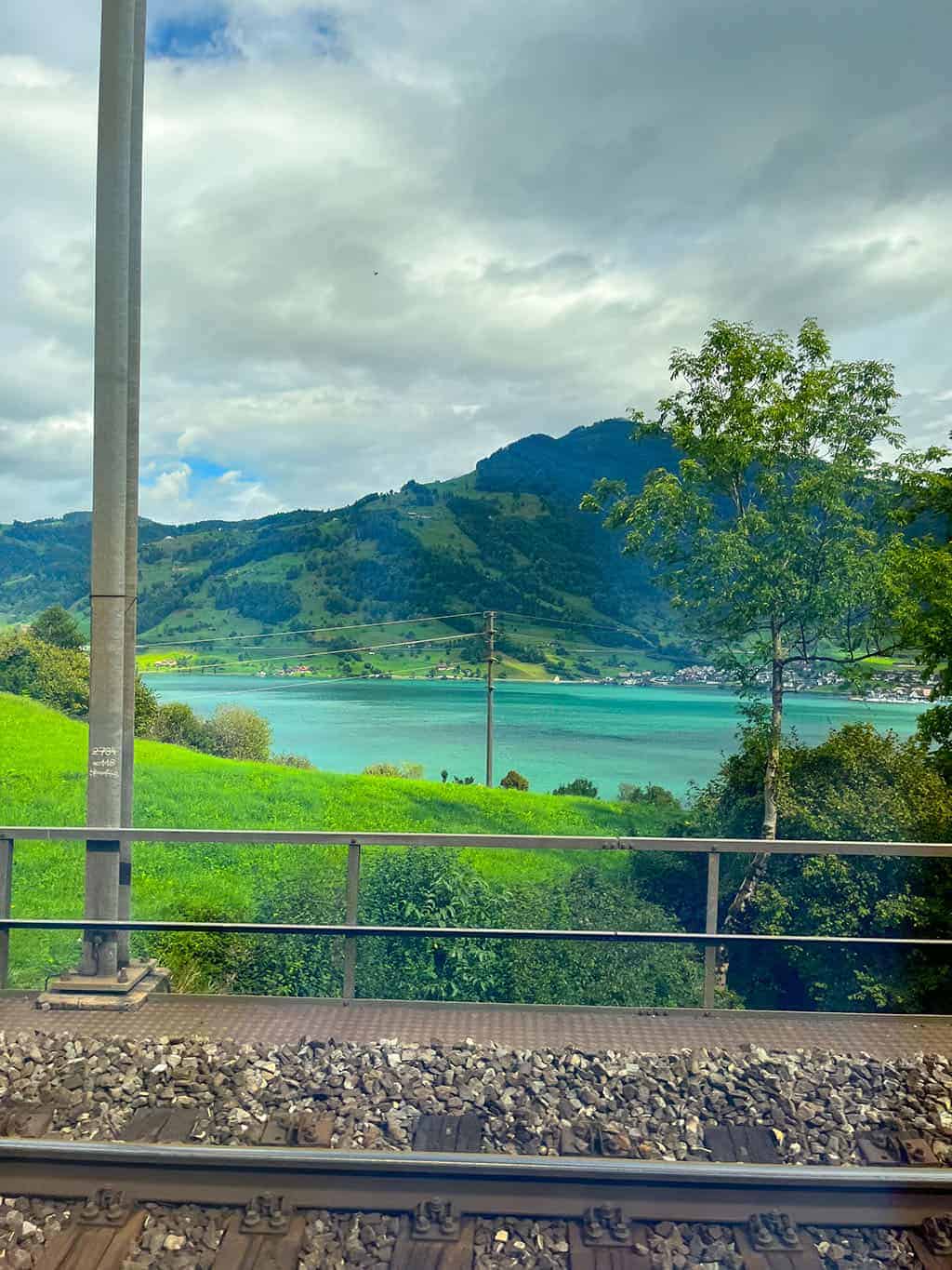 stunning train views from lake como to grindelwald switzerland