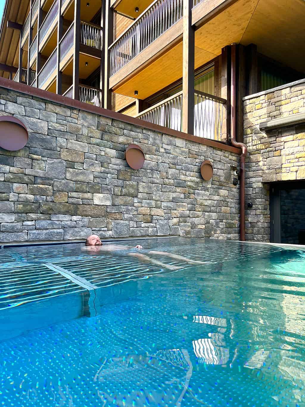 Bergwelt Grindelwald hotel fire and ice spa and hot tub