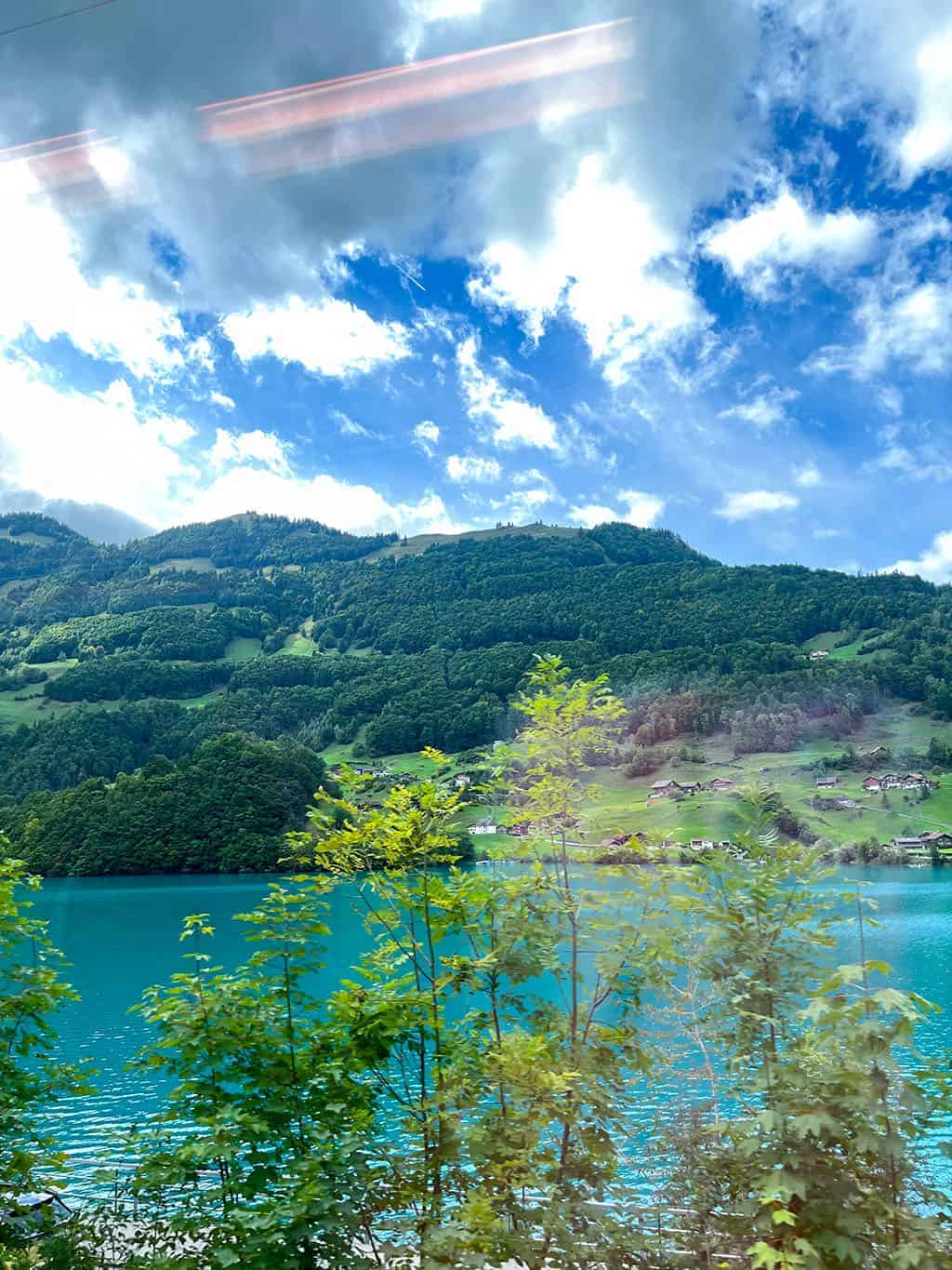 stunning train views from lake como to grindelwald switzerland