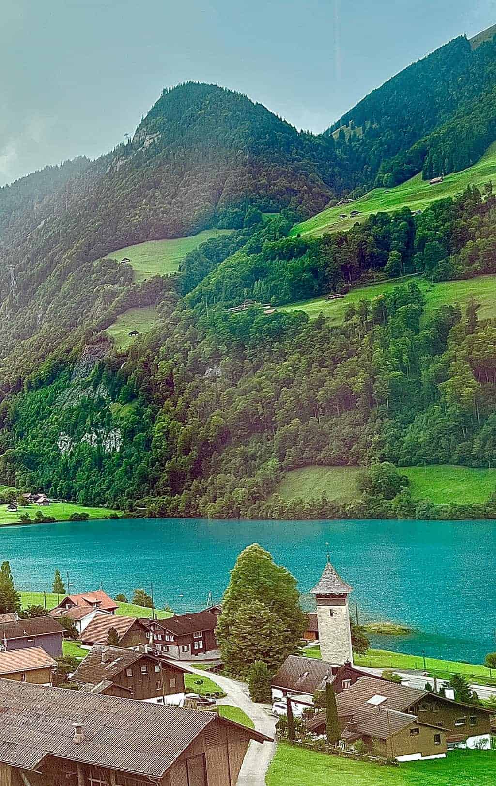 stunning train views from lake como to grindelwald switzerland