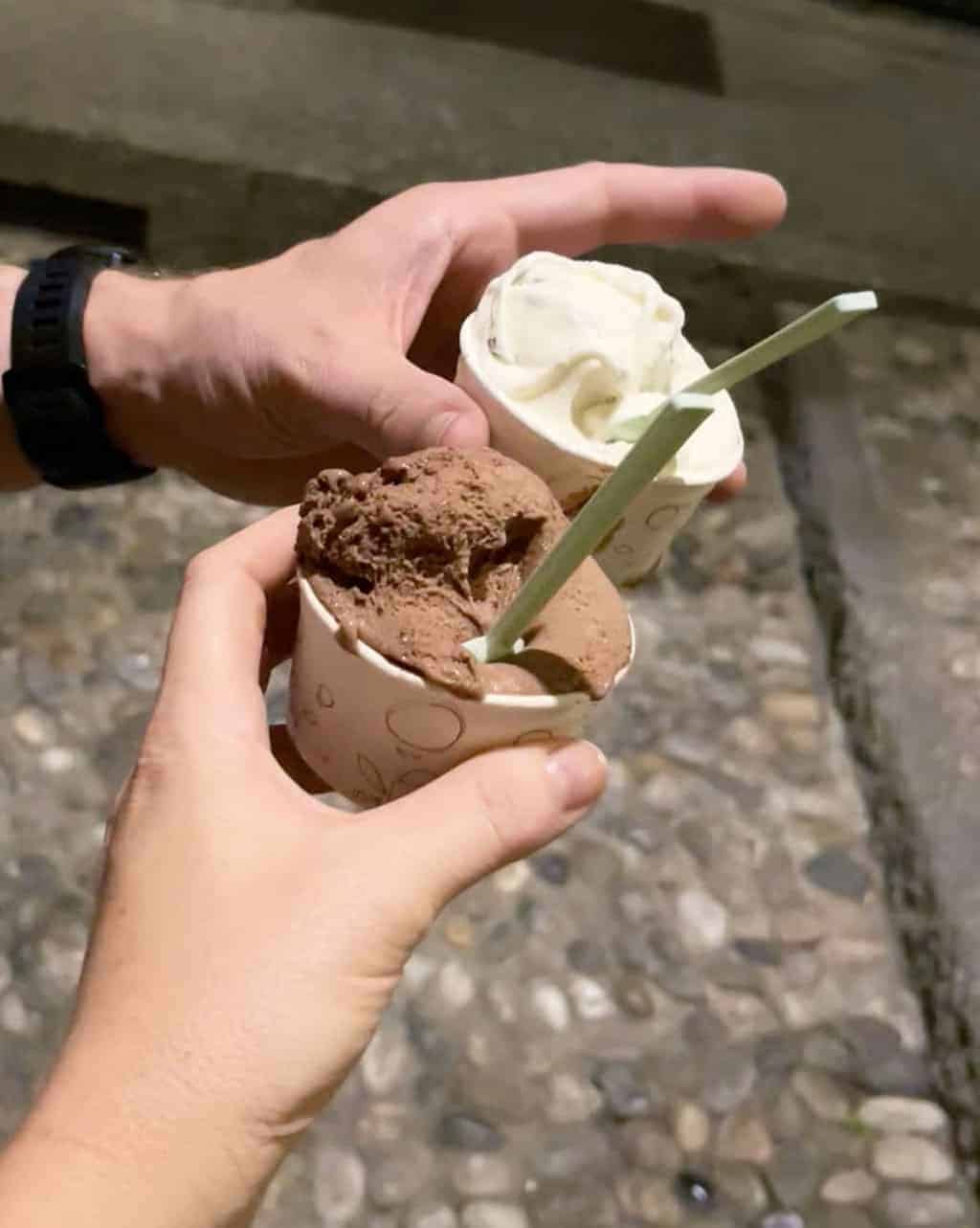 Gelato in Bellagio, Italy