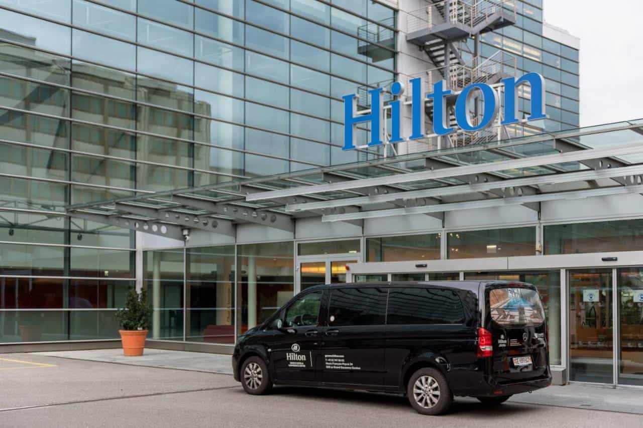 The Hilton Geneva at the airport