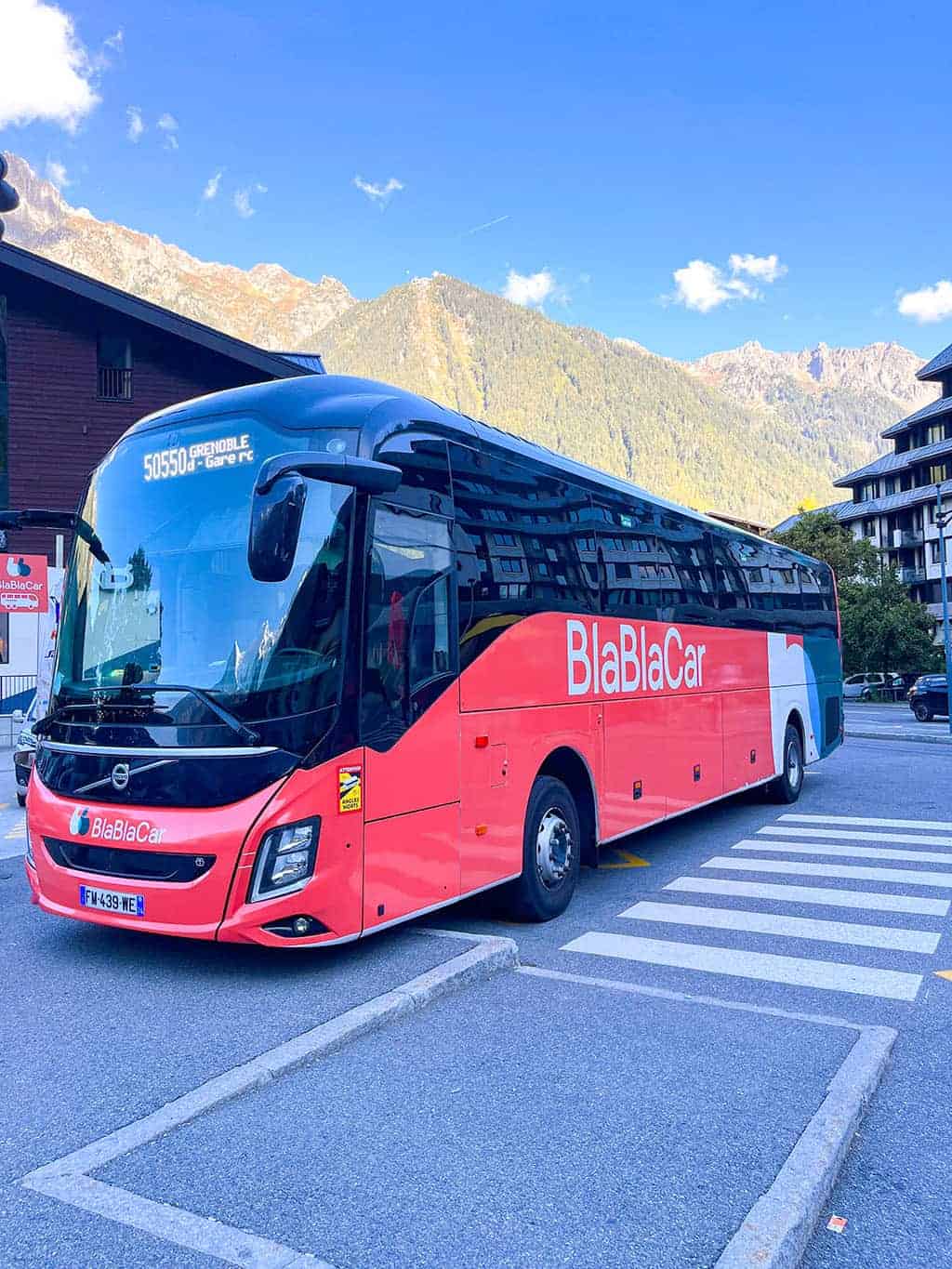 Bus from Chamonix to Annecy France