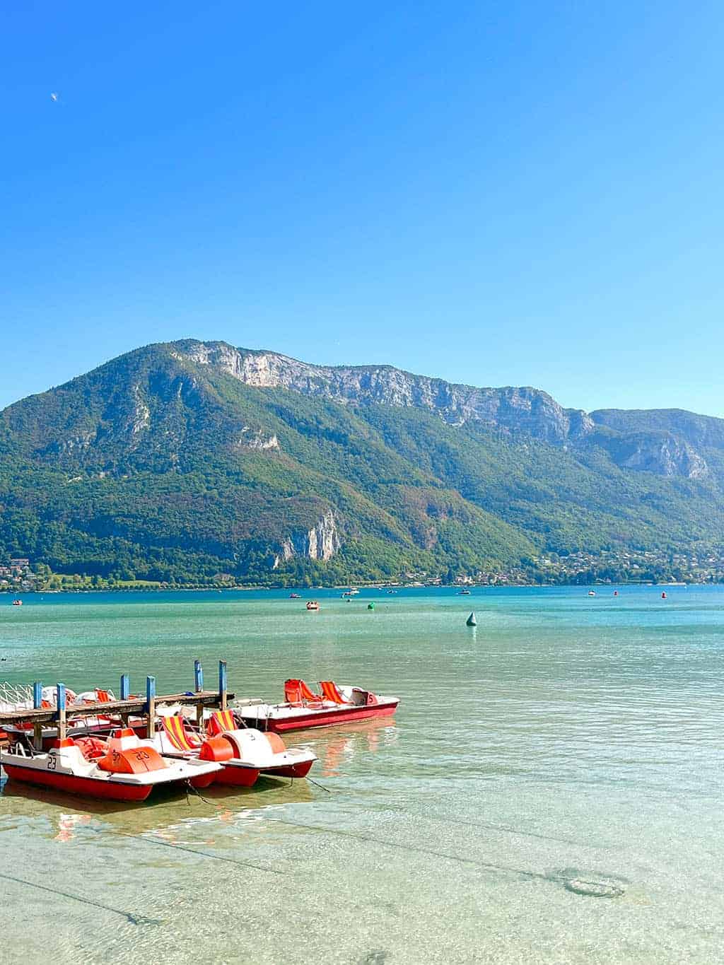 Day trip to Annecy France - Cobblestone streets, colorful architecture, and a stunning crystal blue lake - Lake Annecy