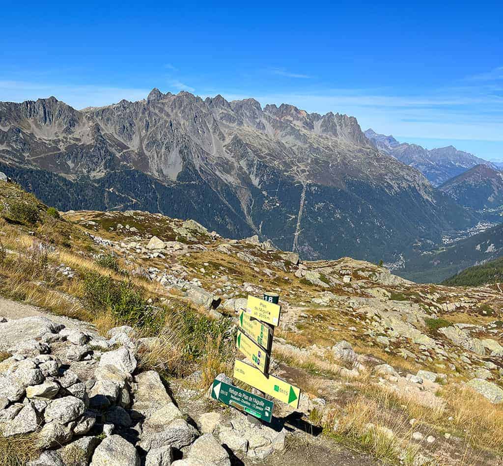 Hike to Le Lac Bleu The Aiguille du Midi, Chamonix France Mont Blanc