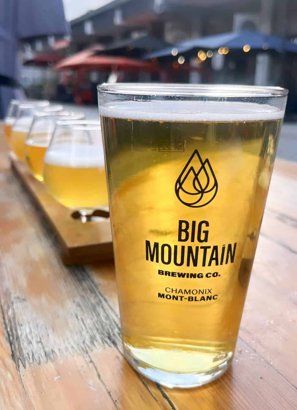 Big Mountain brewing Chamonix 