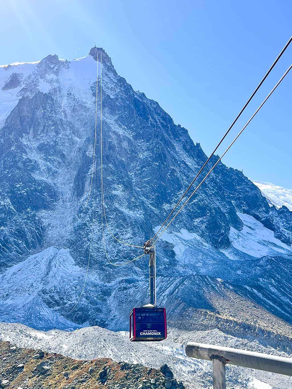 The Aiguille du Midi, Chamonix France Mont Blanc