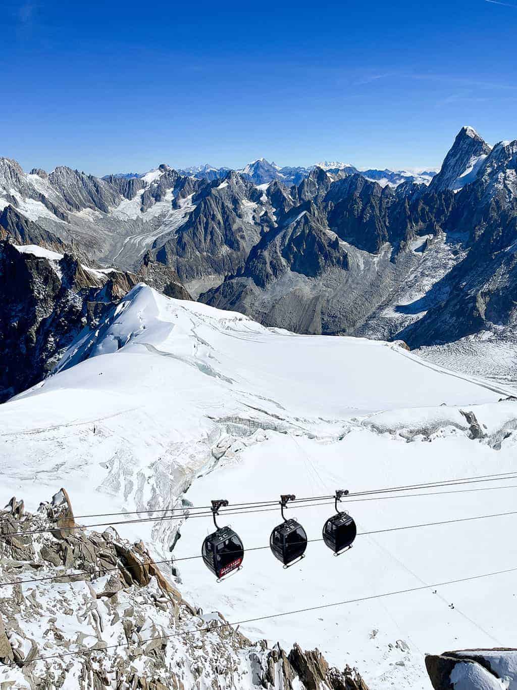 The Aiguille du Midi, Chamonix France Mont Blanc