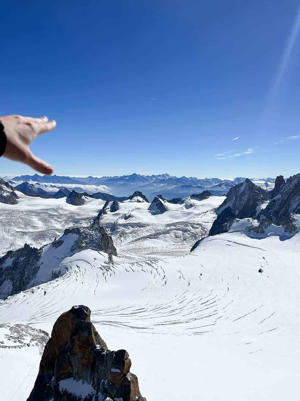 The Aiguille du Midi, Chamonix France Mont Blanc