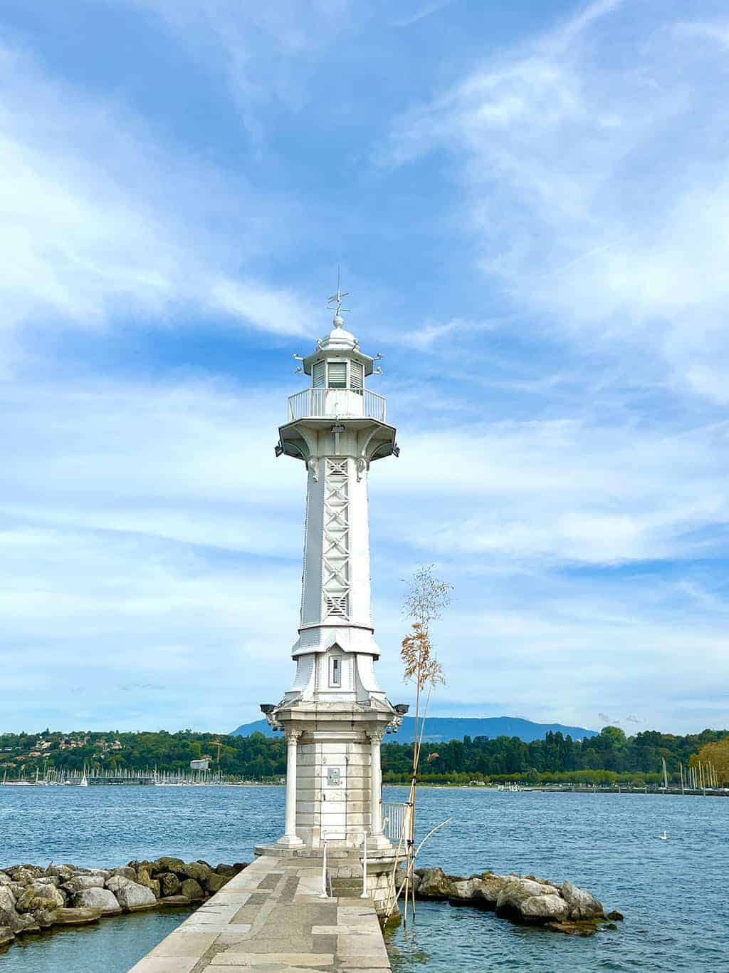 Geneva waterfront light house