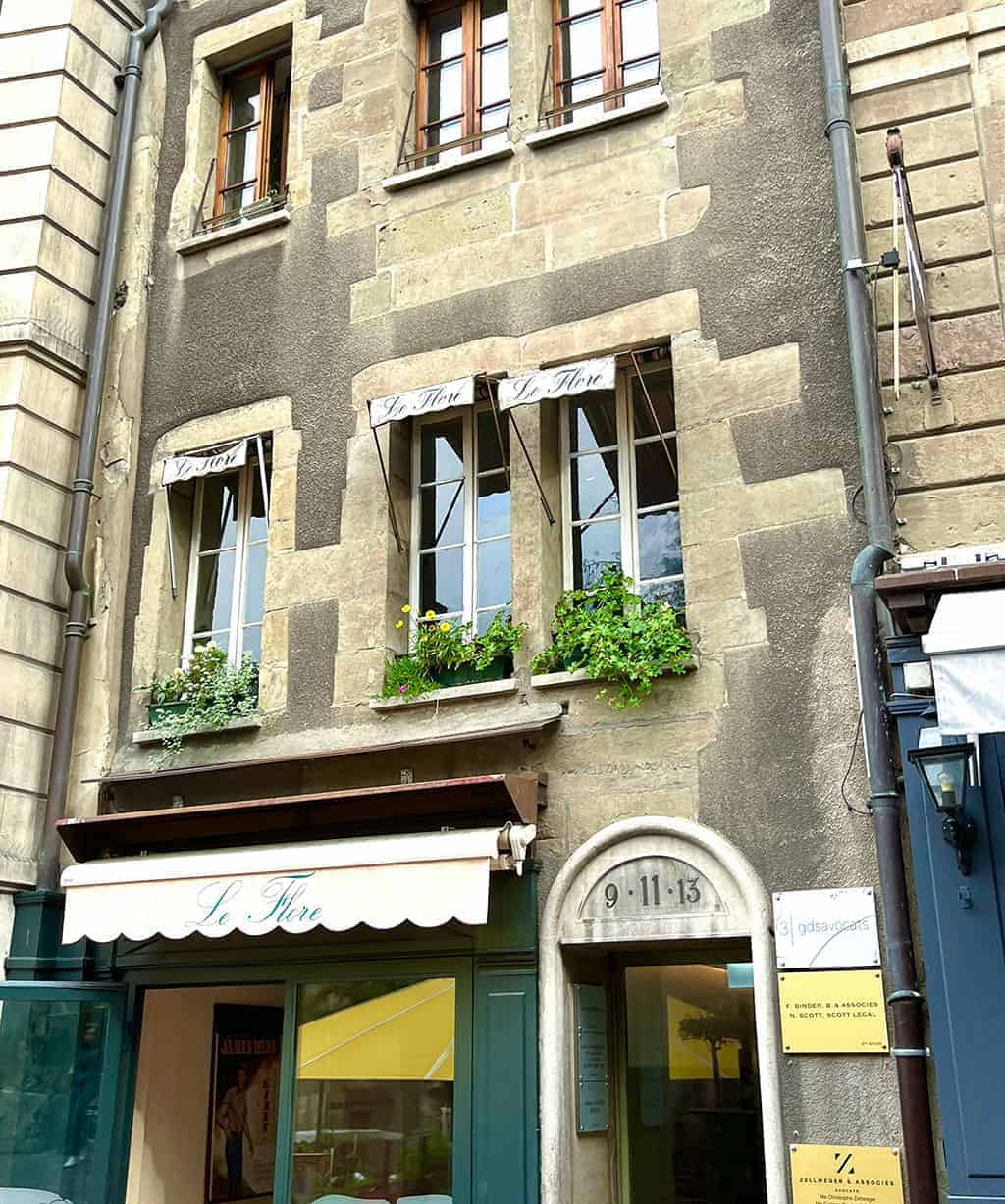 Geneva old town area architecture