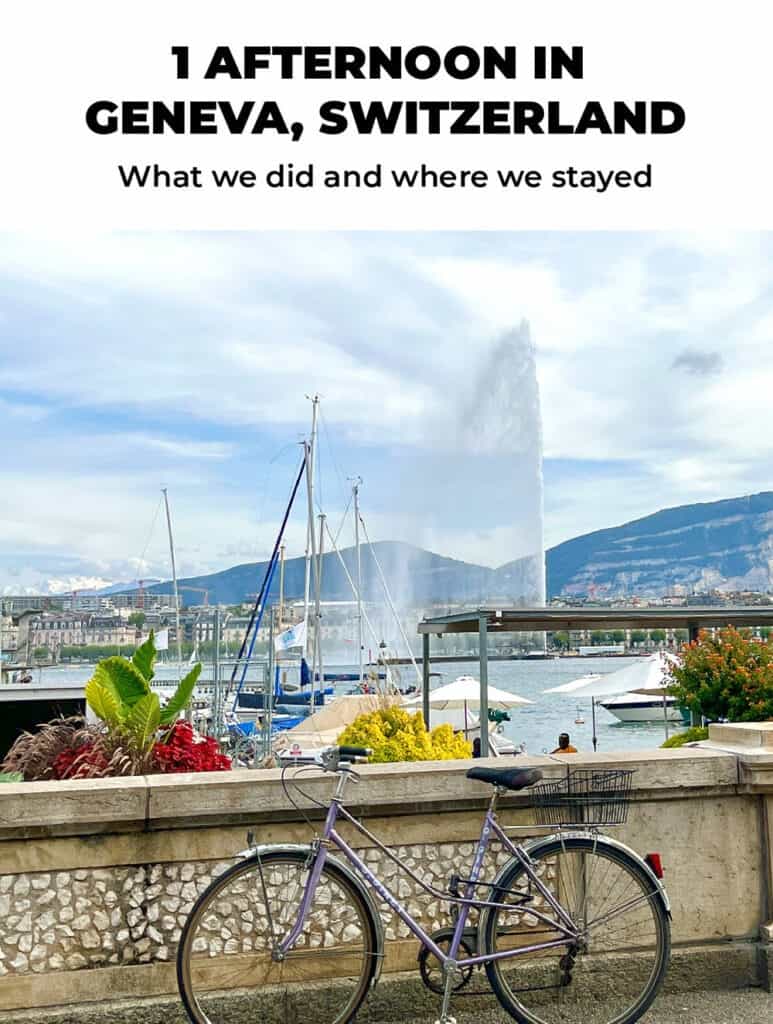 Geneva Switzerland is a beautiful city! I'm breaking down all the details for our one day visit during the last leg of our European trip.