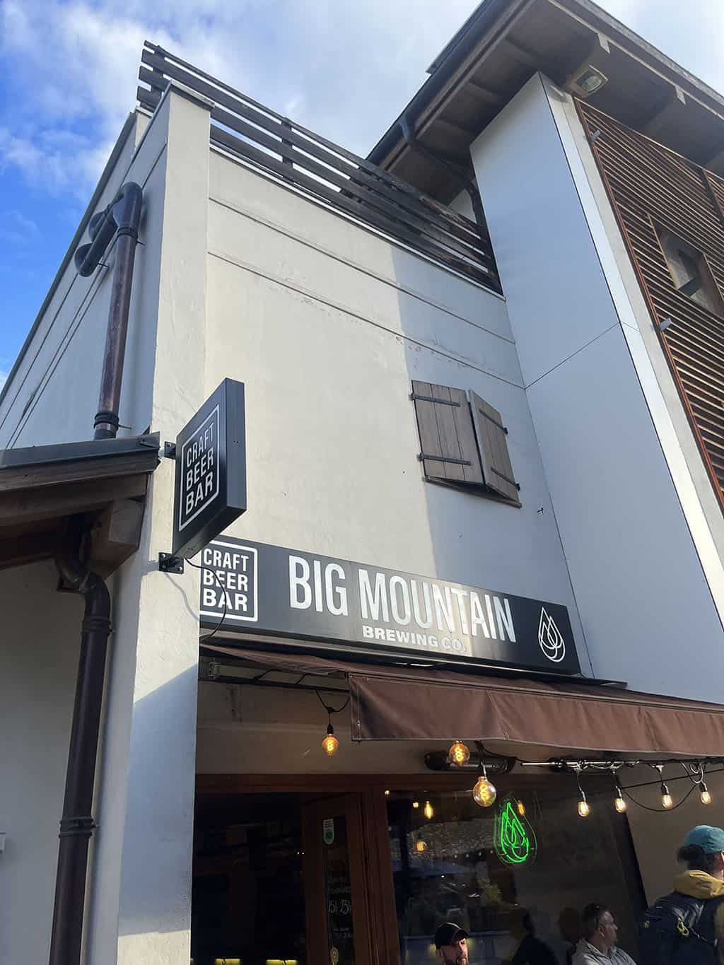 Big Mountain brewing Chamonix 