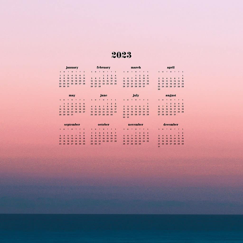 2023 Calendar Lock Screen Wallpaper Digital Download Monthly  Etsy  Calendar  wallpaper Calendar Wallpaper