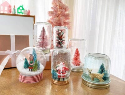 DIY holiday snow globes are SO fun and extremely easy! They also make great holiday gifts for anyone at any age. You have to try them!